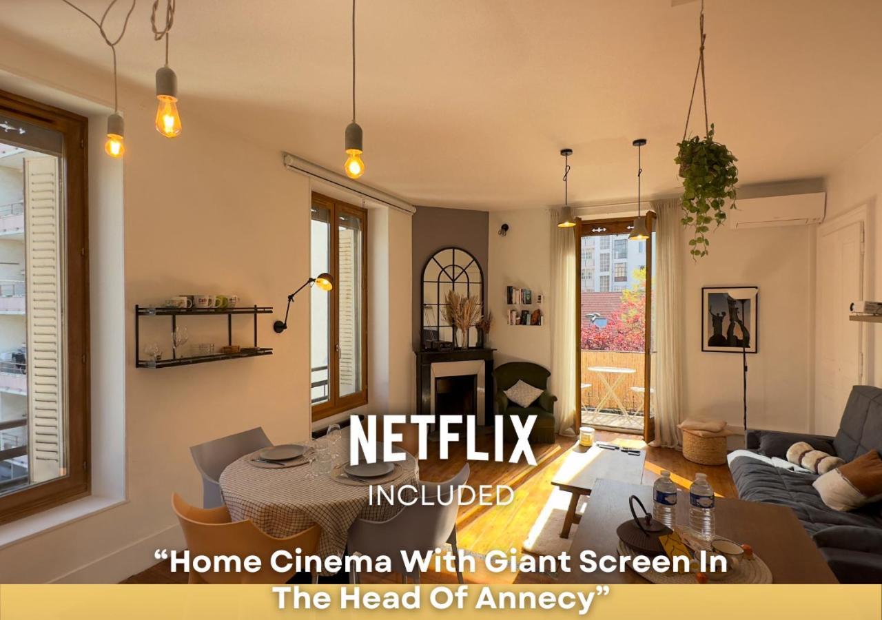 Duplex Loft - Central & Home Cinema Annecy Dış mekan fotoğraf