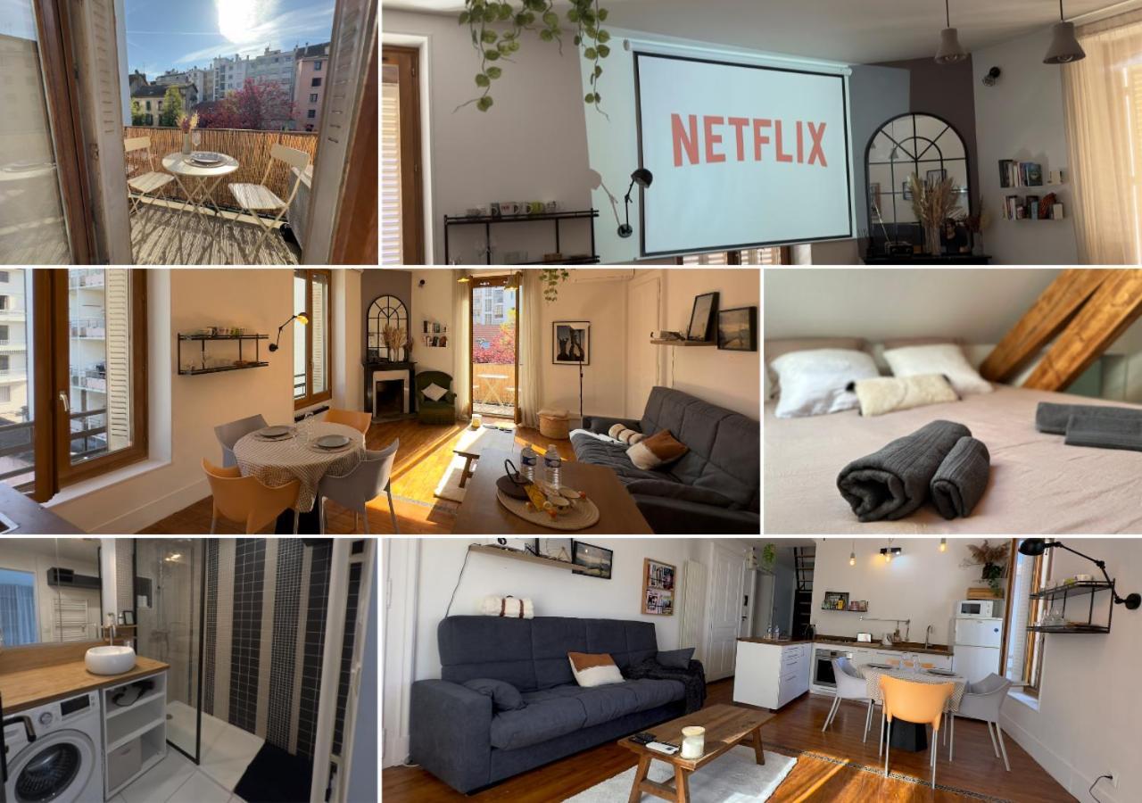 Duplex Loft - Central & Home Cinema Annecy Dış mekan fotoğraf